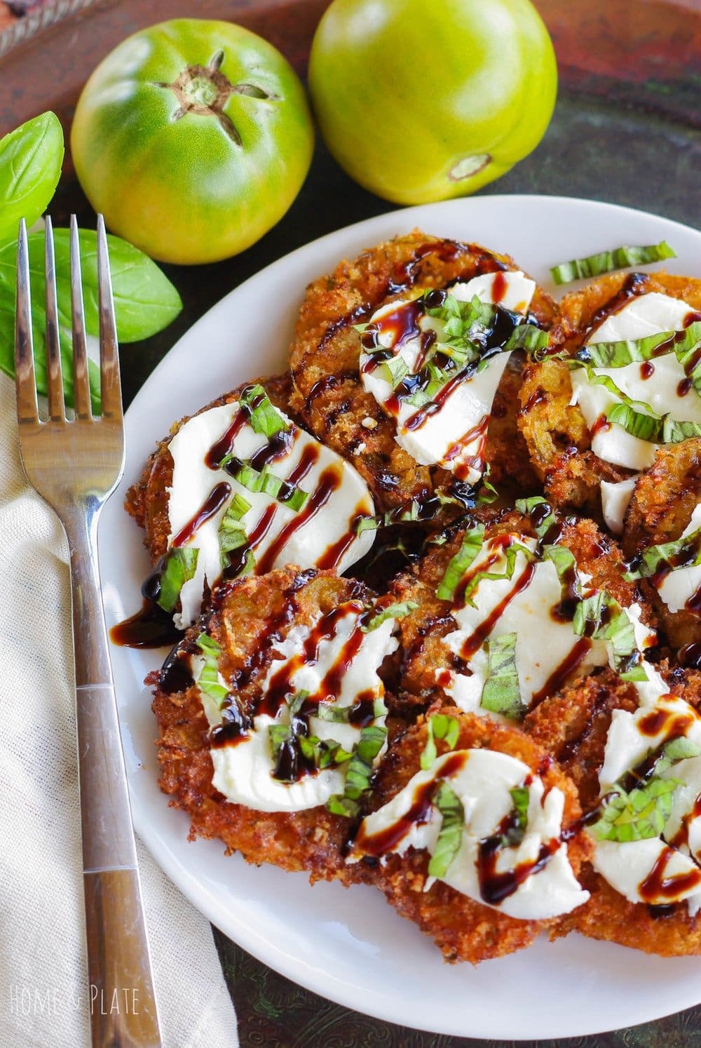 dressing for fried green tomatoes Easy Crispy with Panko and Parmesan MI_Italy