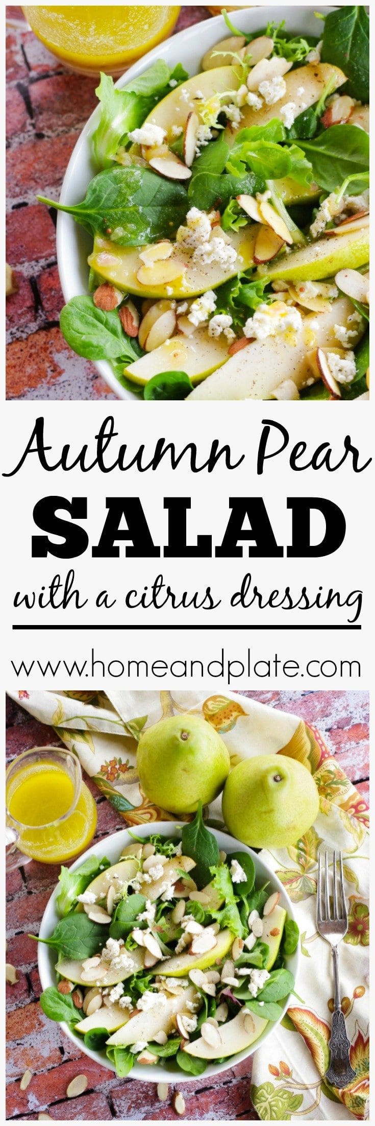 fall chopped salad with citrus dressing Harvest Chopped Salad with Shallot Vinaigrette